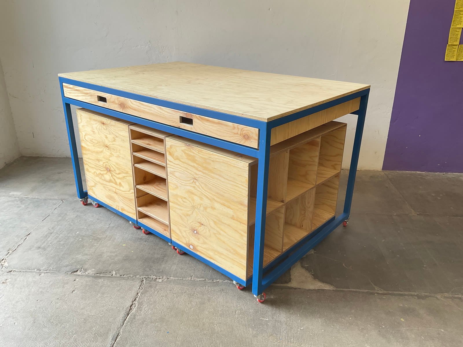 The 4Risograph work table