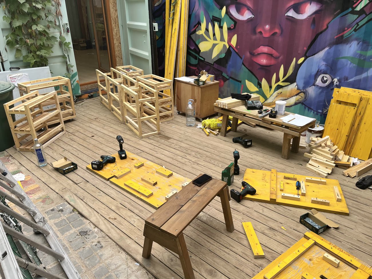 Building with jigs, so every piece comes out the same